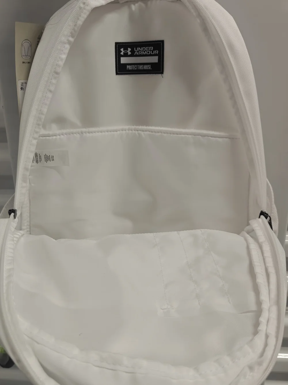 Under Armour Hustle 5.0 Backpack 29l White NWT